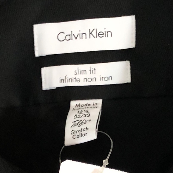 Calvin Klein Shirts Nwt Calvin Klein Mens Black Buttons Shirt